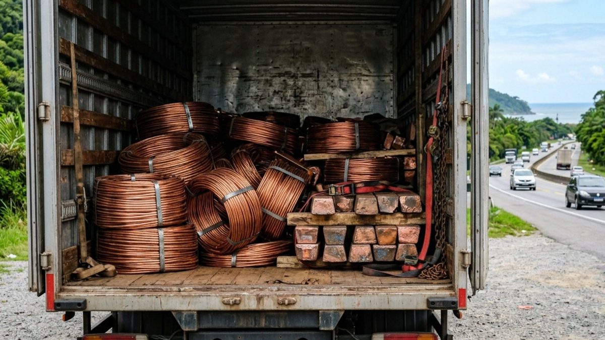Roubo de meia tonelada de cobre termina com penas de até 17 anos em SC