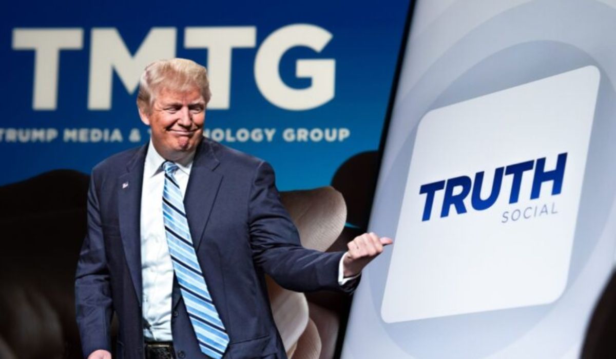 Trump Media, empresa ligada a Donald Trump e controladora da rede Truth Social, é uma das autoras da ação movida nos Estados UnidosFoto: Reprodução/Shutterstock/ND Mais