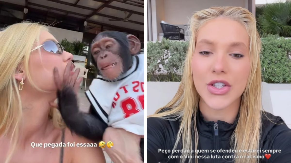 Virginia abre o jogo após vídeo beijando macaco e dispara: ‘Foi infeliz’