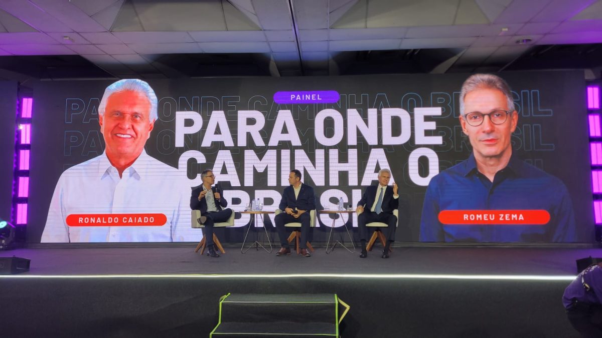 Zema e Caiado criticam 'taxa das blusinhas' e reforma tributária durante evento em SC