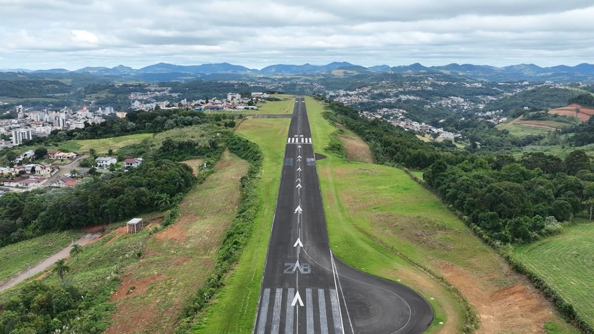 Obra de R$ 4,7 milhões moderniza aeroporto de 75 anos no Meio-Oeste de SC