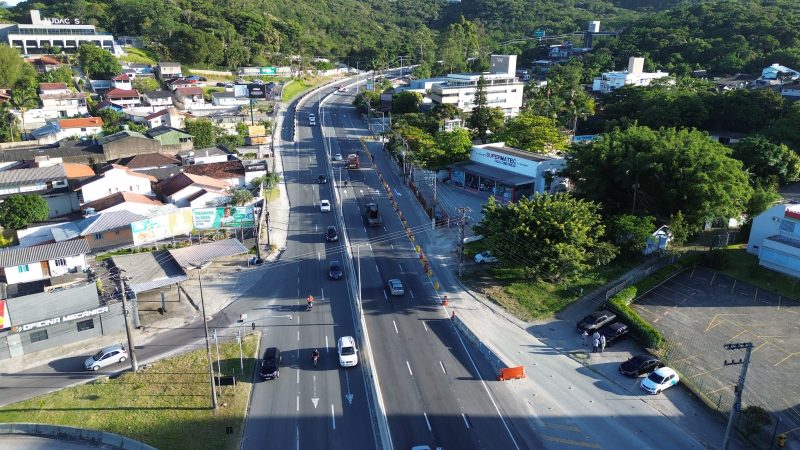 SC-401 ao Norte da Ilha - Governo de Santa Catarina/SECOM/Divulgação/ND