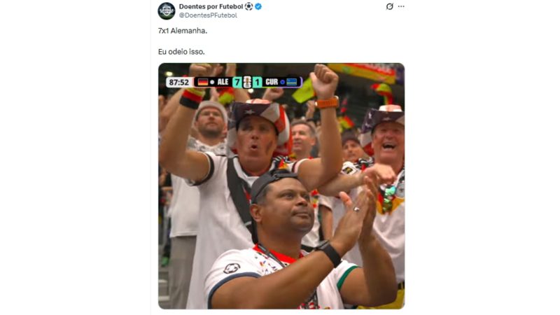 Goleada sofrida por Curaçao repercutiu na web - X/Reprodução/ND Mais