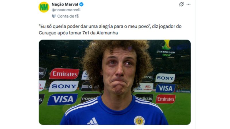 Goleada sofrida por Curaçao repercutiu na web - X/Reprodução/ND Mais