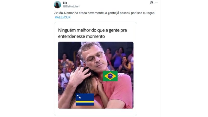 Goleada sofrida por Curaçao repercutiu na web - X/Reprodução/ND Mais