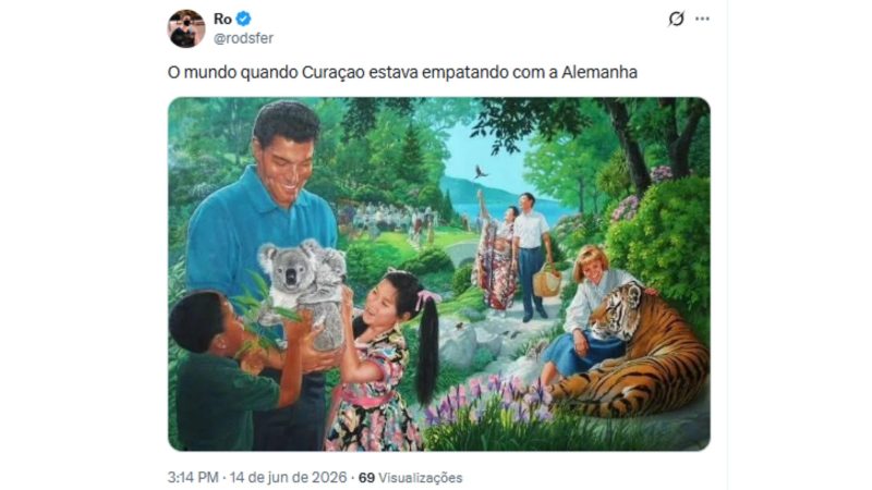 Goleada sofrida por Curaçao repercutiu na web - X/Reprodução/ND Mais