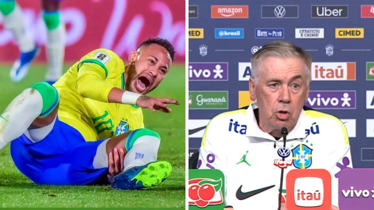 Ancelotti atualiza estado de recuperação de Neymar e fala sobre retorno aos jogos