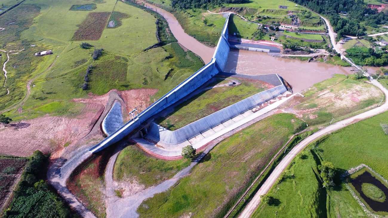 Barragem Oeste passa por modernização para ampliar segurança no Alto Vale do Itajaí