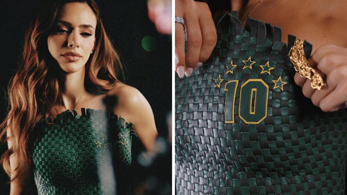 Bruna Biancardi rouba a cena com look ‘diferentão’ para assistir Brasil e Haiti na Copa