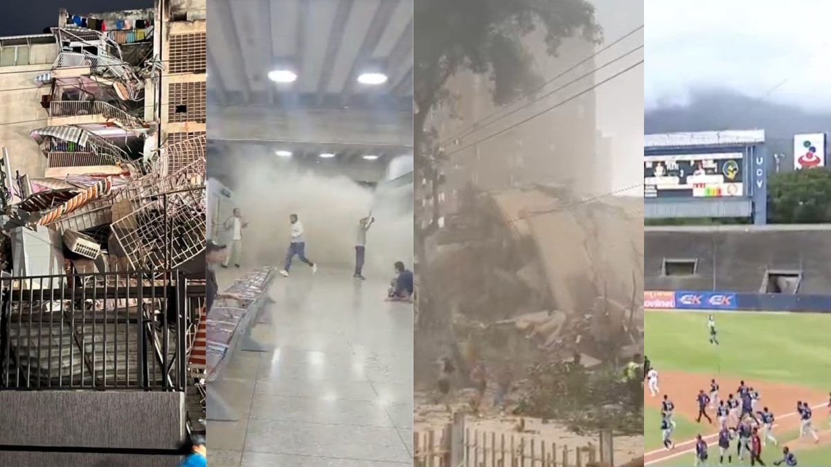 Terremoto na Venezuela em imagens: beisebol para, aeroporto entra em pânico e prédios desabam