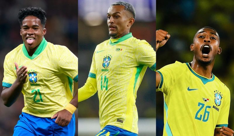 Jogadores convocados por Ancelotti para a Copa do Mundo - Reprodução/ND