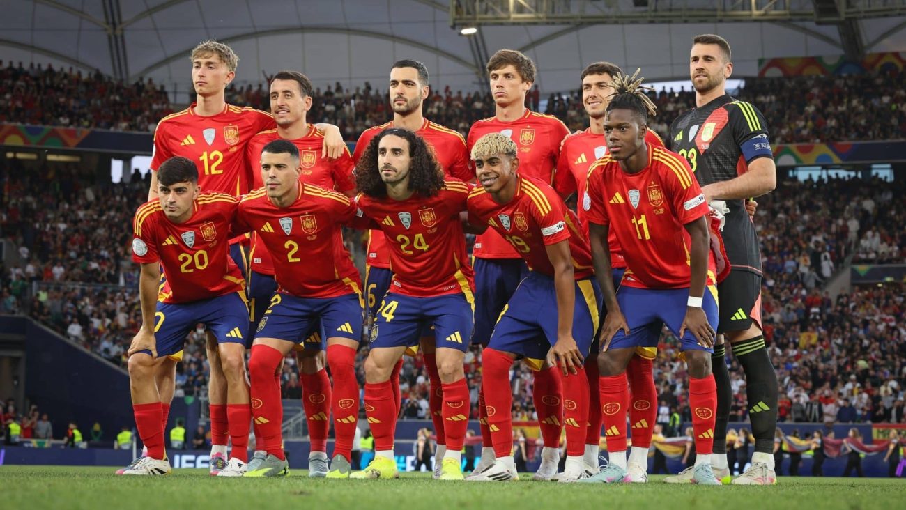 seleção espanhola de futebol - ilustra matéria sobre seleções que venceram a copa