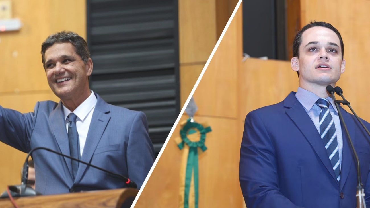 Segundo turno no Espírito Santo: Ricardo Ferraço (à esquerda) e Lorenzo Pazolini (à direita) lideram pesquisas de intenção de voto para governadorFoto: Cid Costa/Governo-ES, Tati Beling/Ales/Divulgação/ND Mais