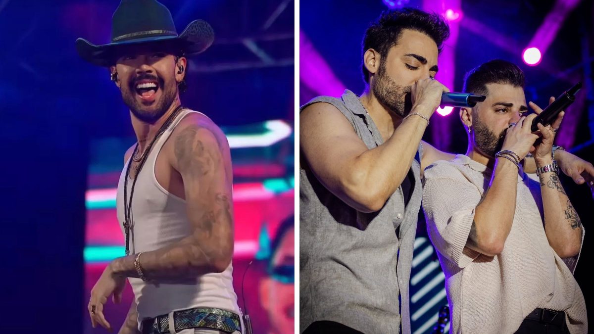 Guilherme & Benuto e Luan Pereira fazem show gratuito em SC; saiba onde e quando