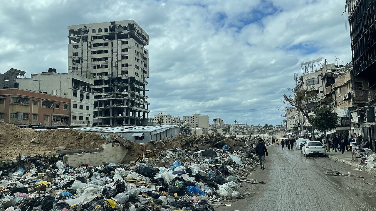 Região do Banco da Palestina, ao norte de Gaza; guerra entre Israel e o Hamas matou 73 mil palestinos até junho de 2026Foto: Jaber Jehad Badwan/Wikipedia Commons/ND Mais
