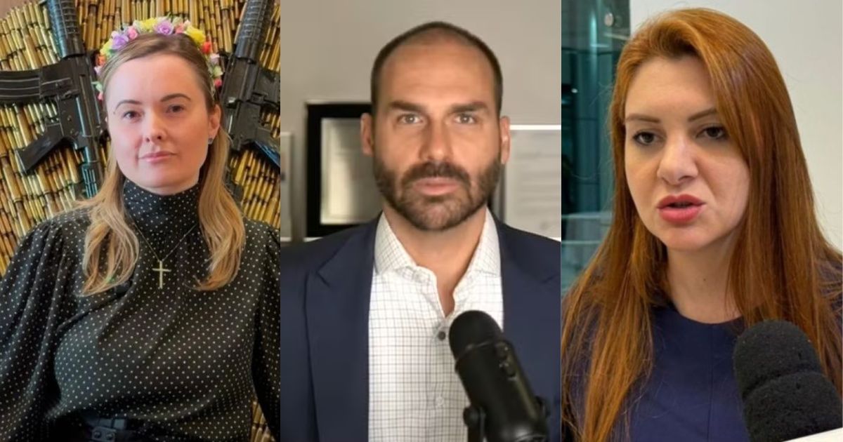'Siri na lata': Eduardo Bolsonaro critica Ana Campagnolo após declaração sobre Júlia