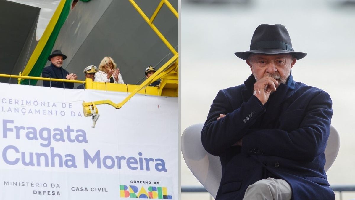 Lula lança fragata brasileira construída em SC