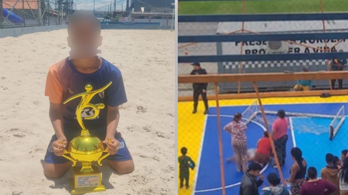 Menino atingido por trave segue instável em UTI em Itajaí