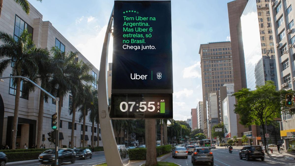 Copa do Mundo: Uber dará seis estrelas para motoristas em campanha que mira o hexa do Brasil