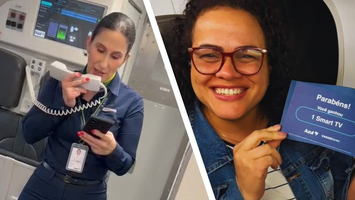 Azul e Casas Bahia distribuem Smart TVs e eletrodomésticos a bordo durante voos