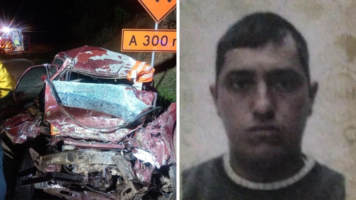 Homem morre preso às ferragens em acidente na BR-280
