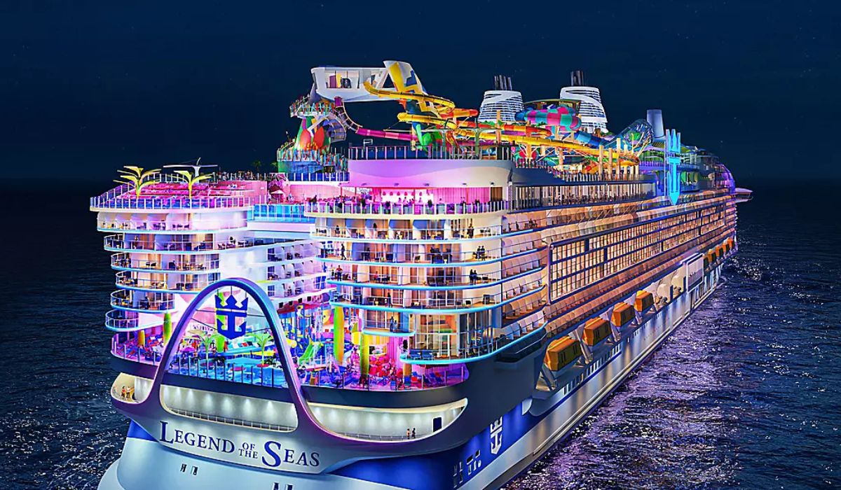 Legend of the Seas, maior cruzeiro do mundoFoto: Royal Caribbean/Reprodução/ND Mais