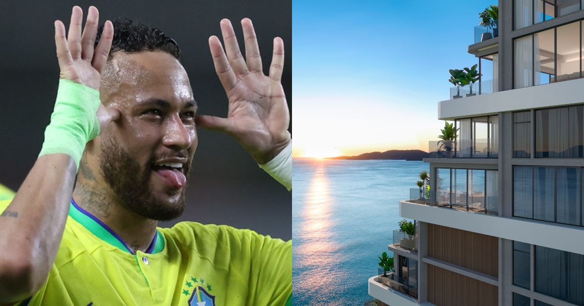 O prédio de luxo de R$ 650 milhões de Neymar no metro quadrado mais caro do Brasil