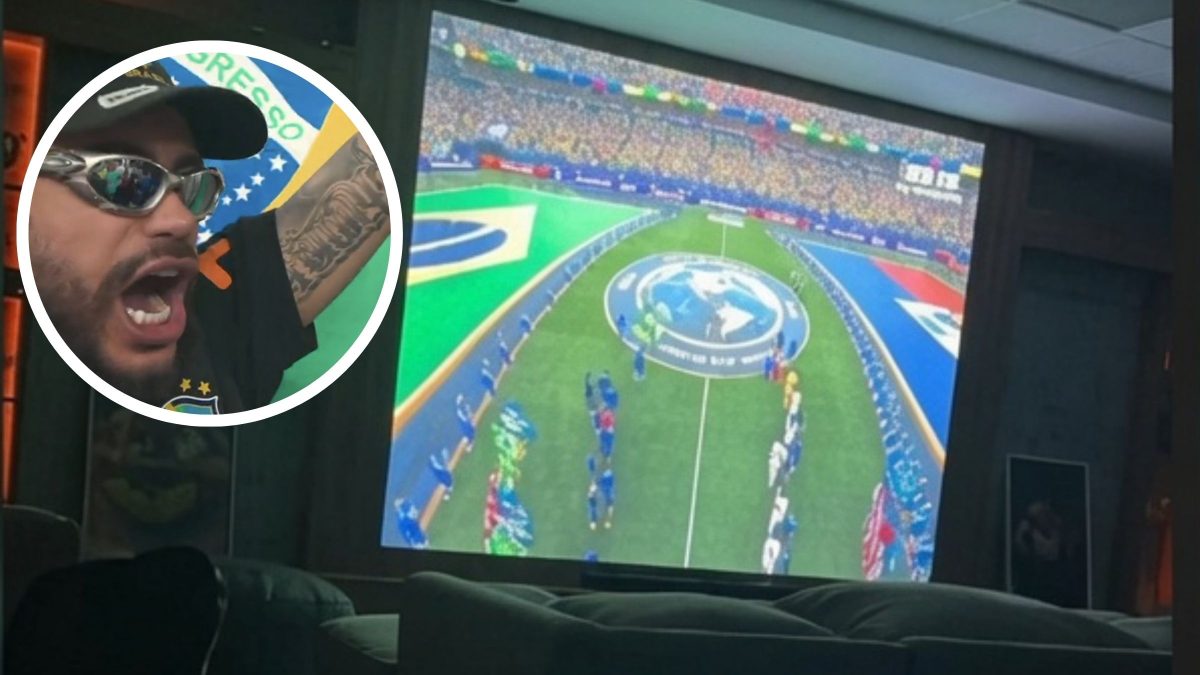 Neymar acompanha Brasil x Haiti pela TV e sósia impressiona ao ‘representar’ o craque