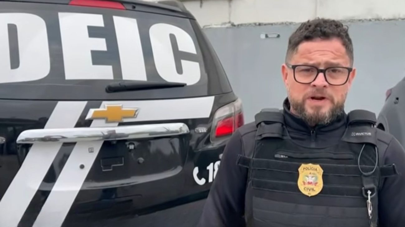 Delegado afirma que ação desta terça-feira é resultado de materiais apreendidos na primeira fase da investigação no ano passado.Foto: NDTV RECORD/ND Mais