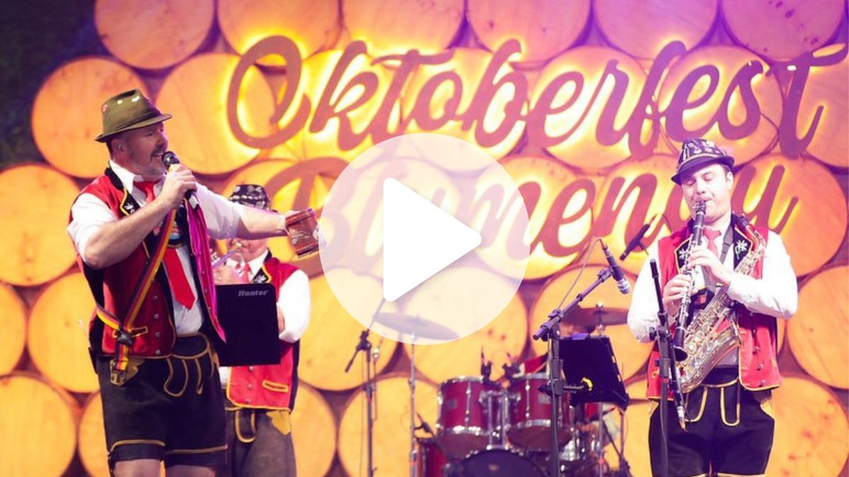 VÍDEO: Orquestra argentina referência em música alemã volta à Oktoberfest Blumenau