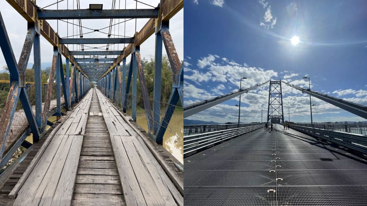 Ponte em SC será interditada por 120 dias para reforma milionária inspirada na Hercílio