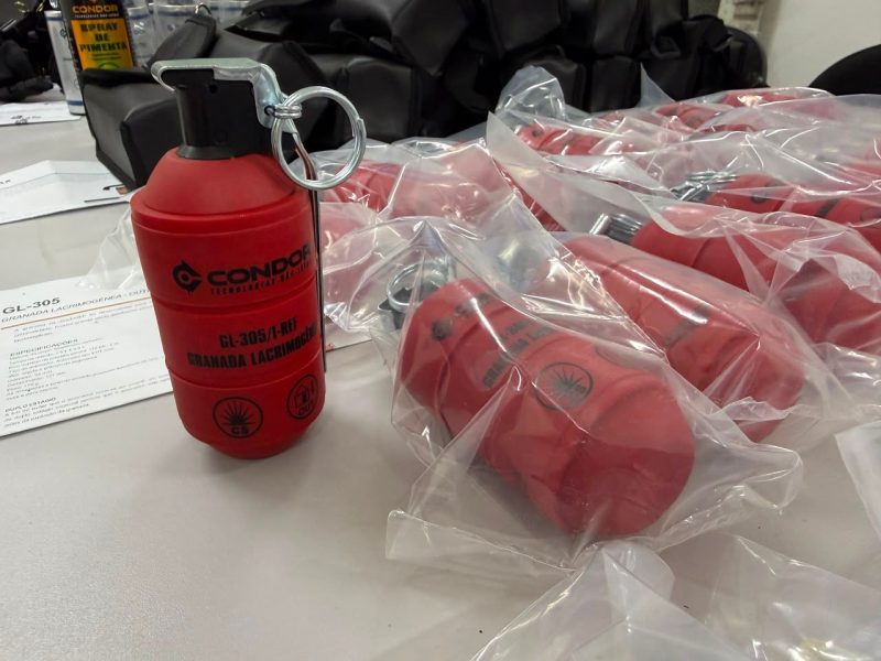 A corporação também recebeu armamentos modernos, dispositivos de condução elétrica (Taser), drone operacional para apoio em ocorrências e monitoramento - Divulgação/Prefeitura de Itapema/ND