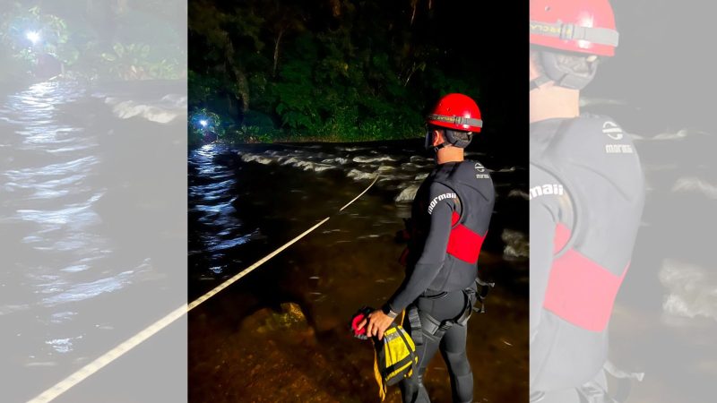 Trilha no Monte Crista terminou com resgate de bombeiros - Divulgação/Bombeiros/ND Mais