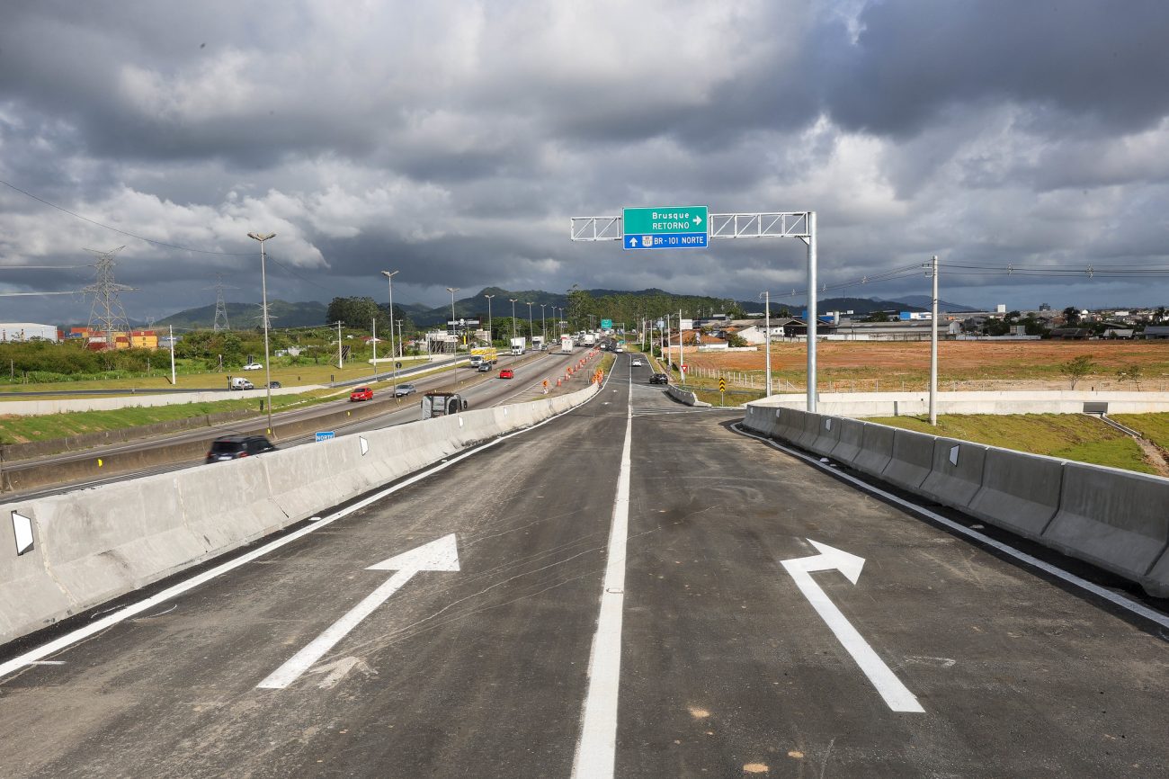 Gargalos logísticos como as rodovias federais limitam o avanço do comércio catarinenseFoto: Leo Munhoz/Secom GOSC/Divulgação/ND Mais
