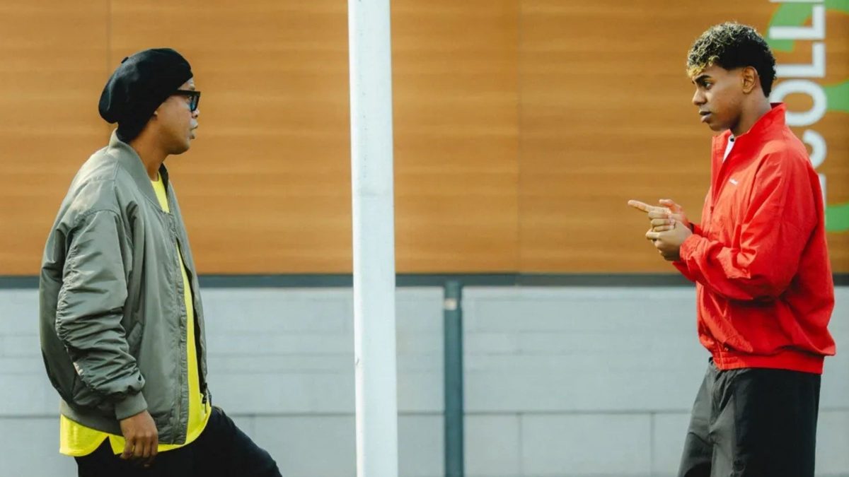 ‘Comigo é assim’: Ronaldinho Gaúcho tira onda em desafio com Yamal antes da Copa