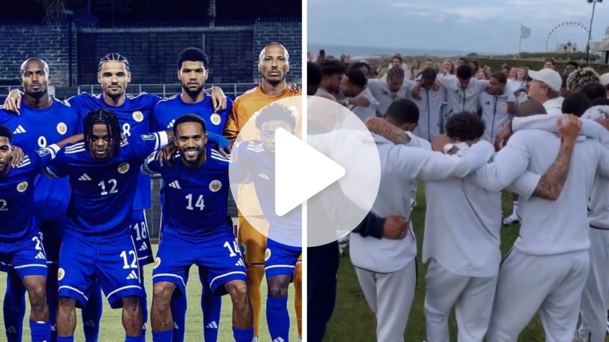 De ‘Curaçao’ e alma: seleção estreante na Copa do Mundo faz corrente de oração antes