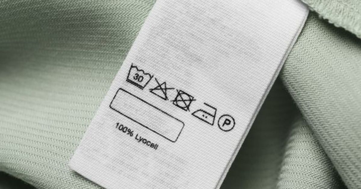 Símbolos nas etiquetas das roupas