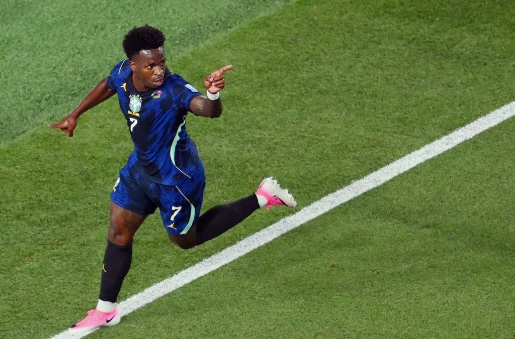 VÍDEO: Vini Jr. marca em Brasil x Haiti e leva Virginia ao delírio na Copa do Mundo