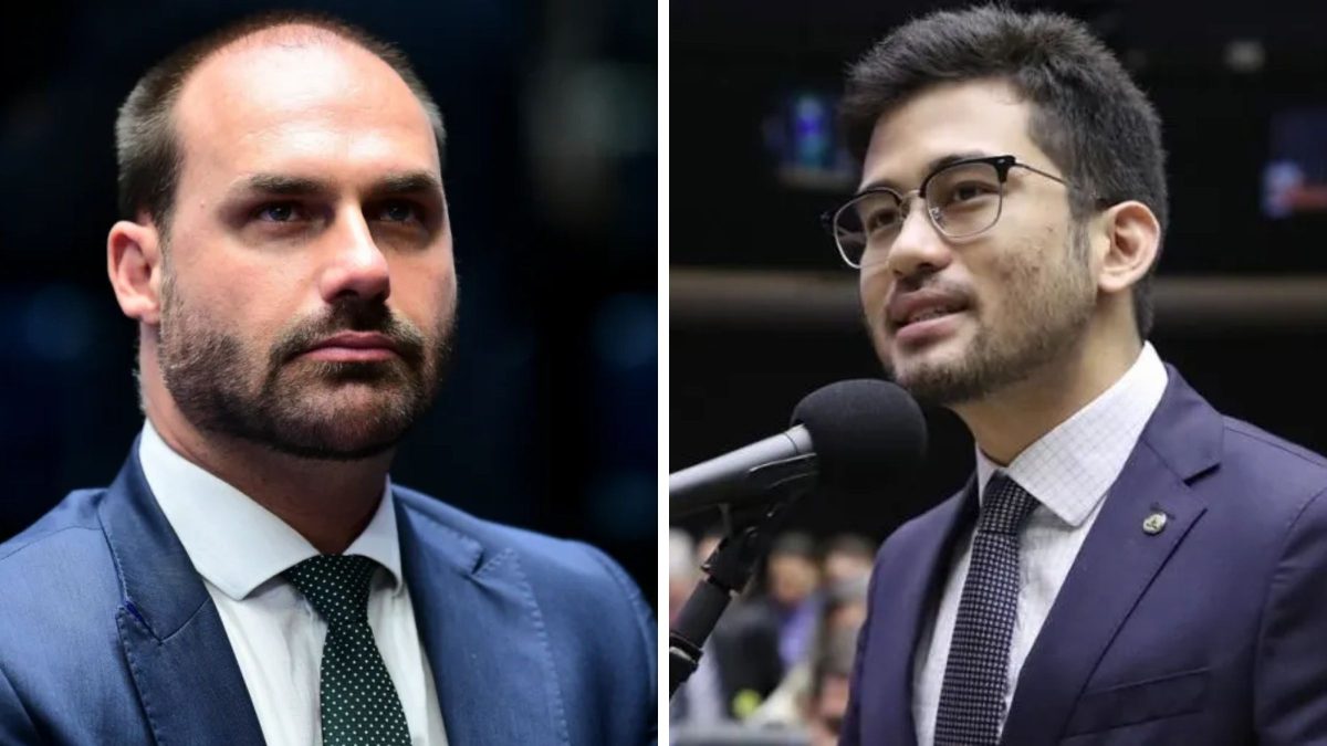 ‘Vontade de pegar na porrada’: Eduardo Bolsonaro reage a falas de Kim Kataguiri sobre suposta traição de Flávio à esposa - QTU Questões do Universo