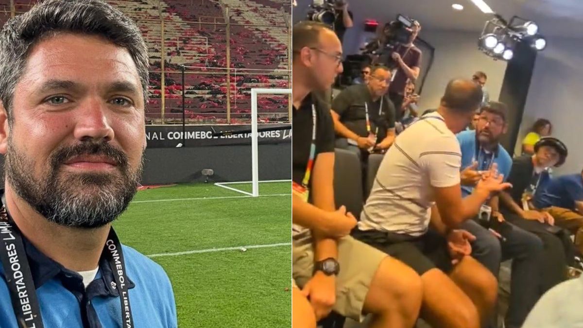 Repórter da Globo se envolve em bate-boca em coletiva da Copa