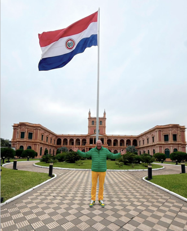Luciano Hang visita fornecedores e políticos no Paraguai durante agenda da Havan. - Reprodução/Instagram @lucianohangbr/ND Mais