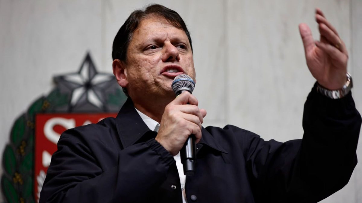 Tarcísio: "Esquerda nunca governou SP, por isso é potência"