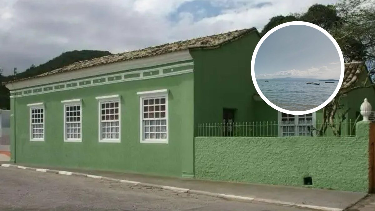 Casarão histórico do século 19 de frente para o mar está à venda por R$ 6 milhões em Florianópolis - QTU Questões do Universo