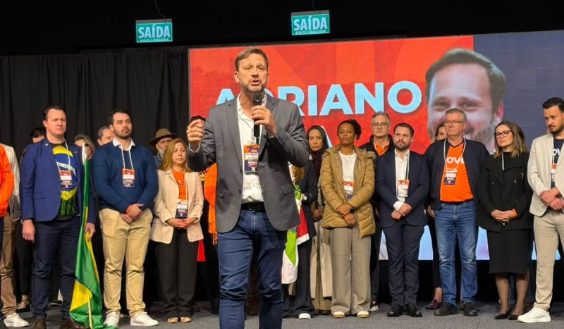 • Novo lança em Joinville a pré-candidatura de Adriano Silva ao cargo de vice-governador de Santa Catarina - NDTV RECORD