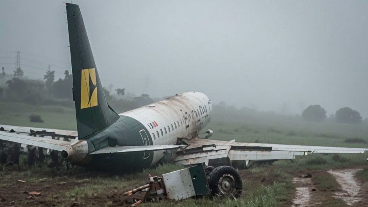 Avião da Embraer 'atolado' na Nigéria após sair da pista
