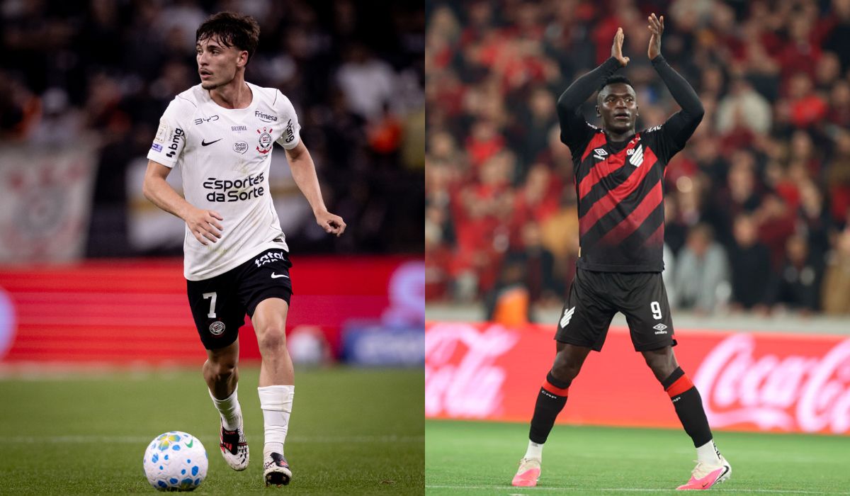 No jogo Corinthians e Athlético-PR, diferente da Copa do Mundo, teve reclamação do estado do gramado