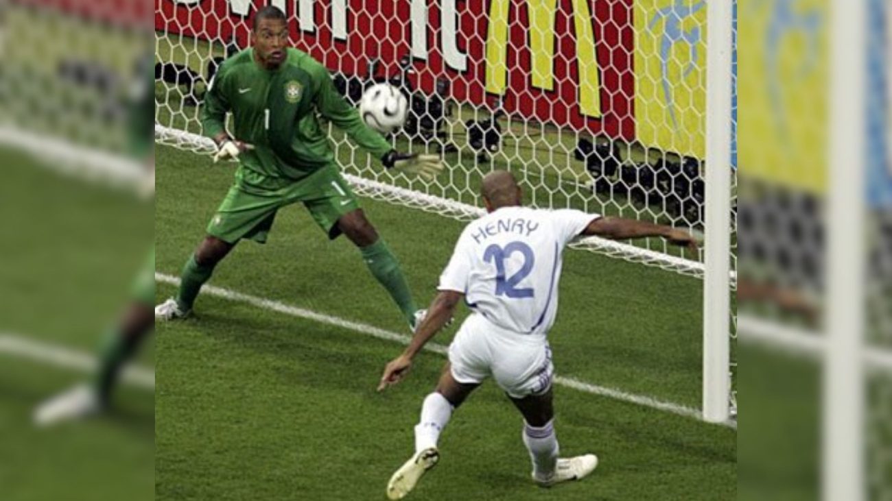 Gol de Thierry Henry em 2006 eliminou Seleção Brasileira após cruzamento de Zidane