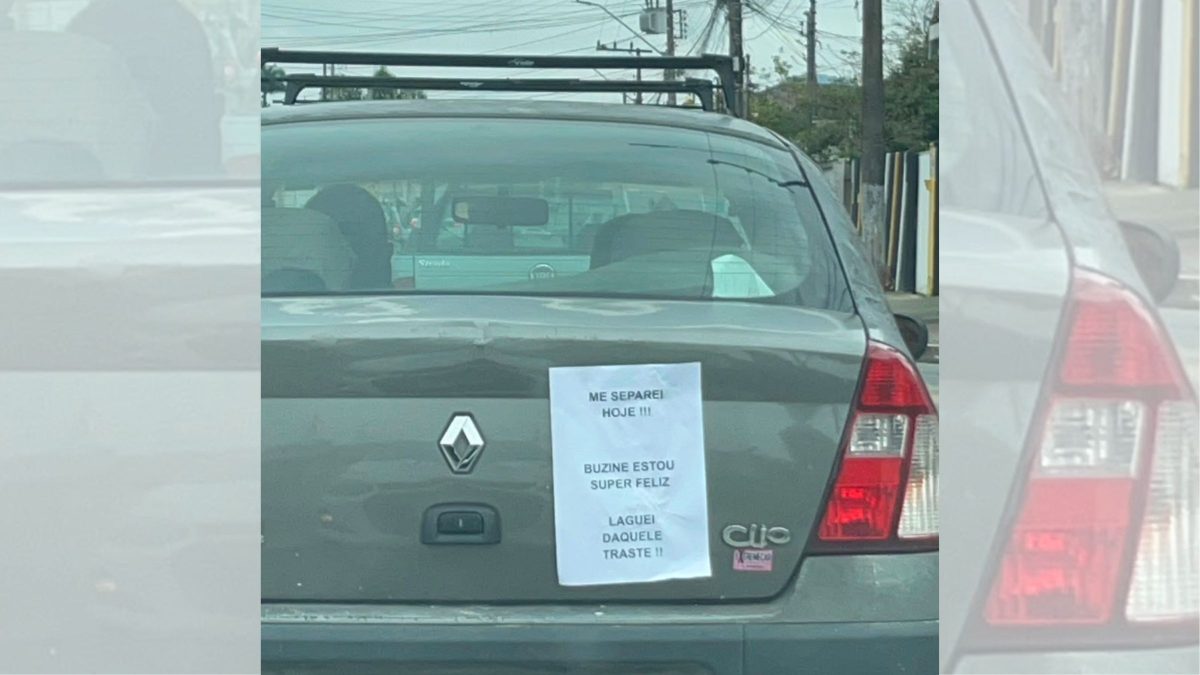 ‘Larguei aquele traste’: cartaz com anúncio de separação chama atenção da reportagem da NDTV e vira assunto nas redes em SC - QTU Questões do Universo
