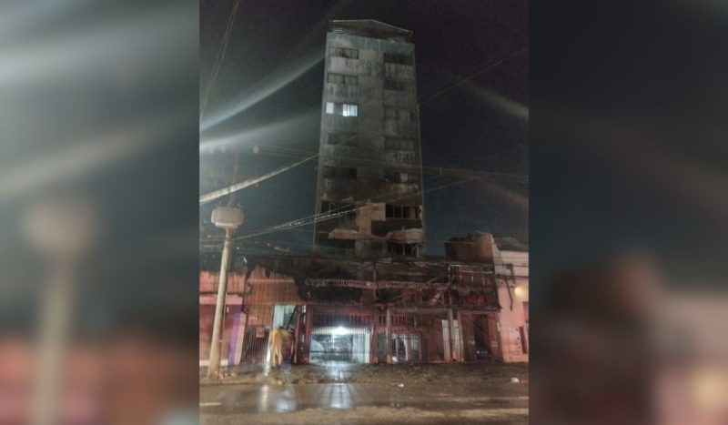 Incêndio em Curitiba - Reprodução/Bem Paraná/ND Mais