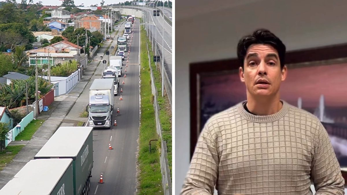 Interdição de Ponte Causa Impacto Econômico em Laguna (SC)